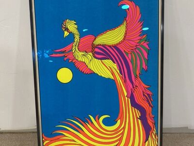 Steve Sachs Vintage UV 1968 Poster Framed