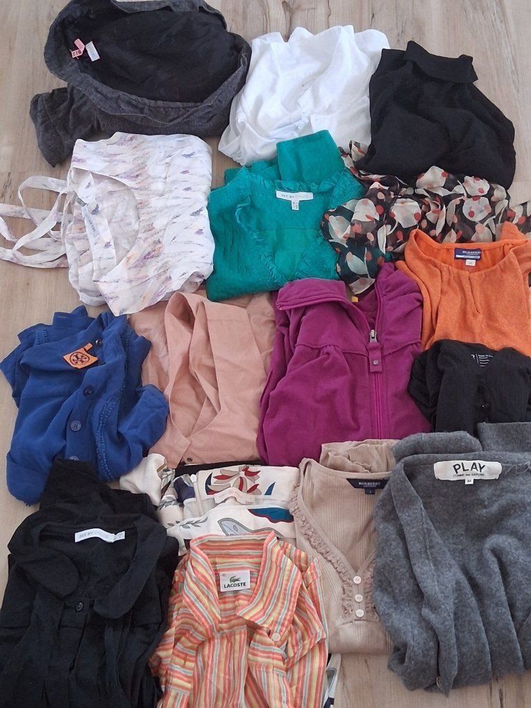 Mixed Lot Designer Women's Clothing: PLAY Comme des Garçons, Lacoste, See by Chloe, Burberry, Tory Burch AUTHENTIC! 18pcs