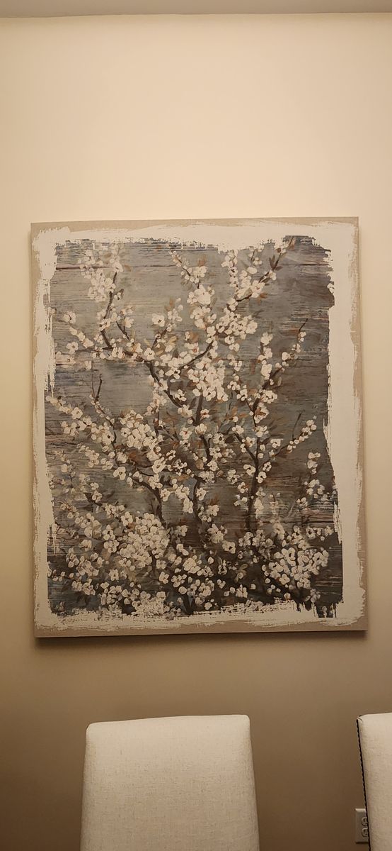 Large Canvas Cherry Blossom art