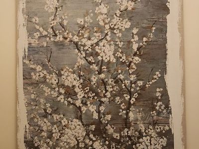 Large Canvas Cherry Blossom art