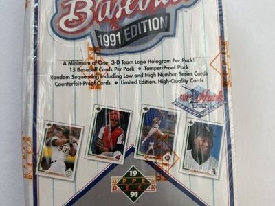 1991 Upper Deck baseball card set. "Find The Hank", High Series.