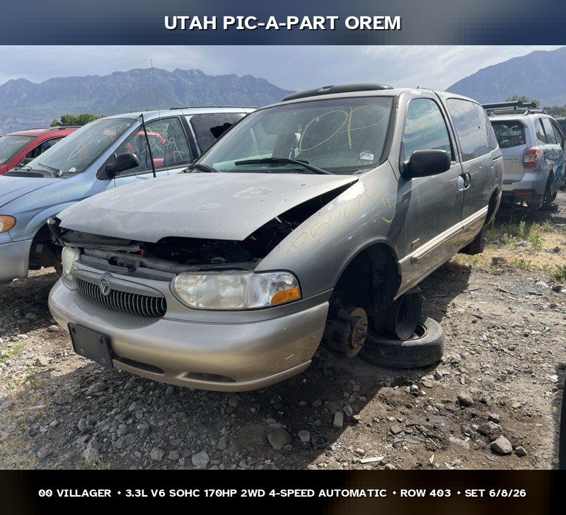 2000 Mercury Villager Parts - UTPAP Orem