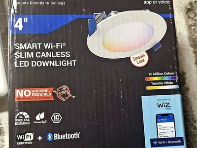 halo 4" smart wifi slim can less led downlight
