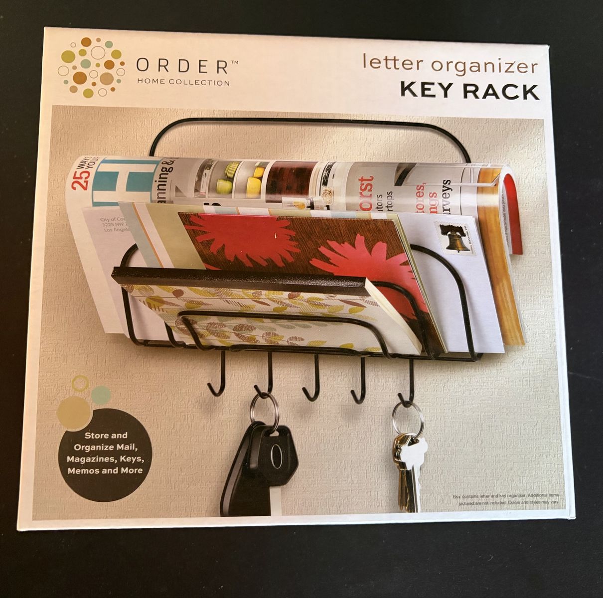 Order home collection letter organizer key rack
