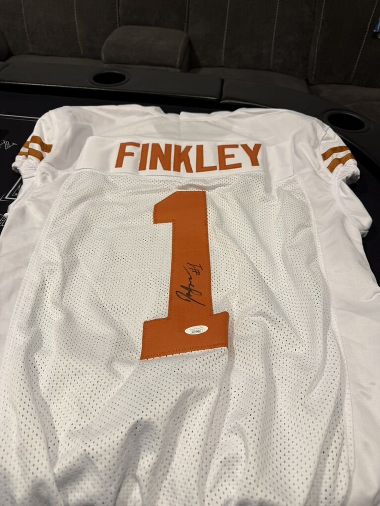 New Signed Justice Finkley Jersey