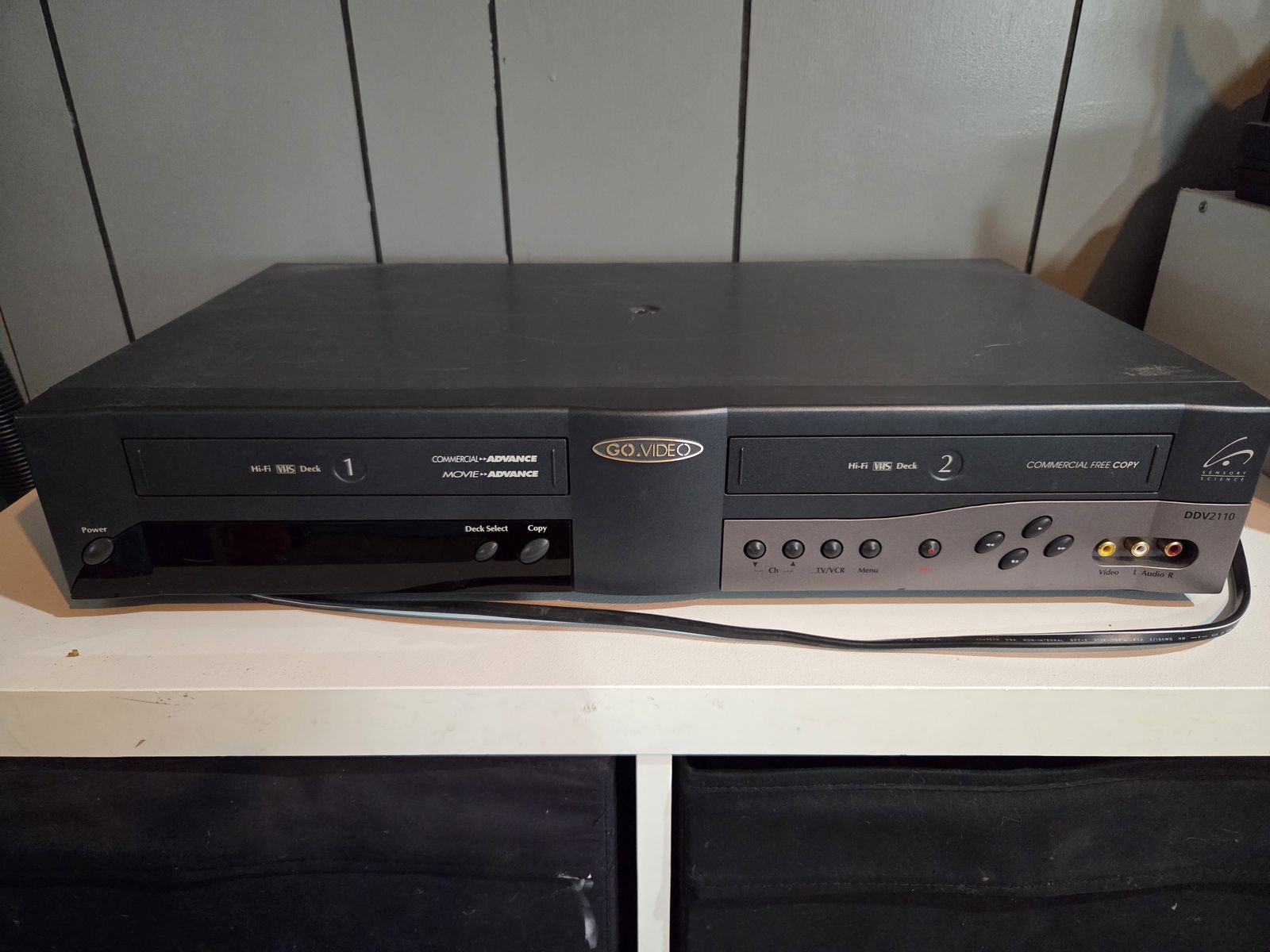 GoVideo DDV2110 Dual Deck Hi-Fi VHS VCR