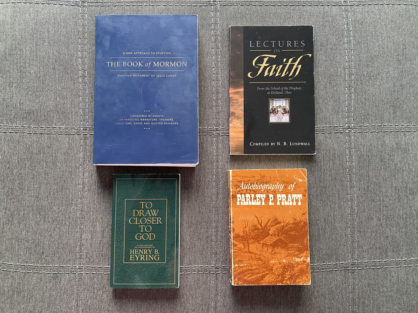 Set of 4 LDS Paperback Books (one hold's collector's value)