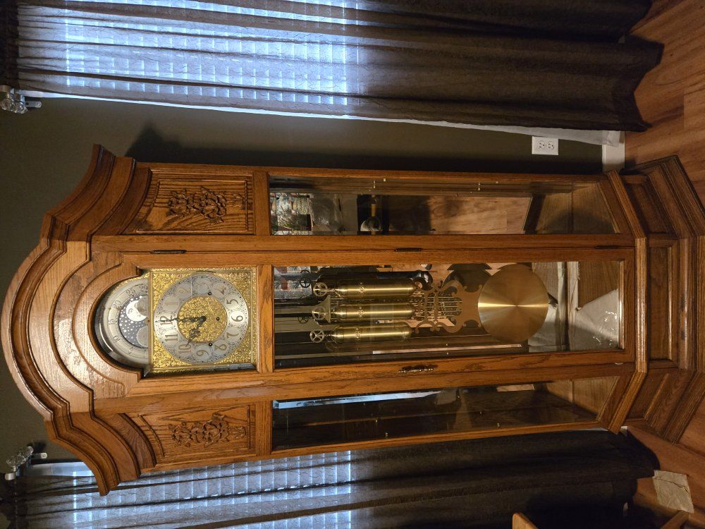 oversized grandfather's clock