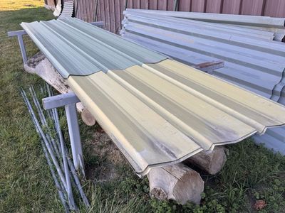 Metal Sheeting for Roofs or Siding-pix of what’s left