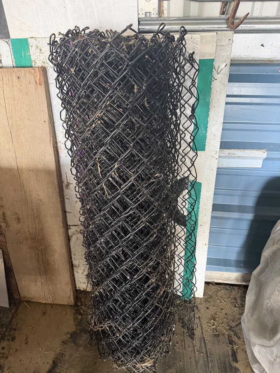 Black Vinyl Coated Chain Link Fence Roll