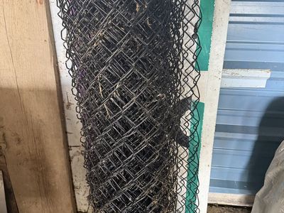 Black Vinyl Coated Chain Link Fence Roll