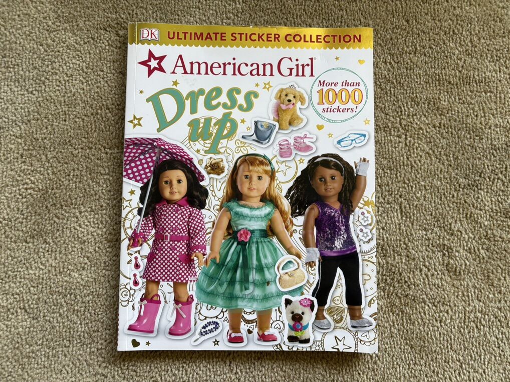 NEW American Girl Dress Up Sticker Book