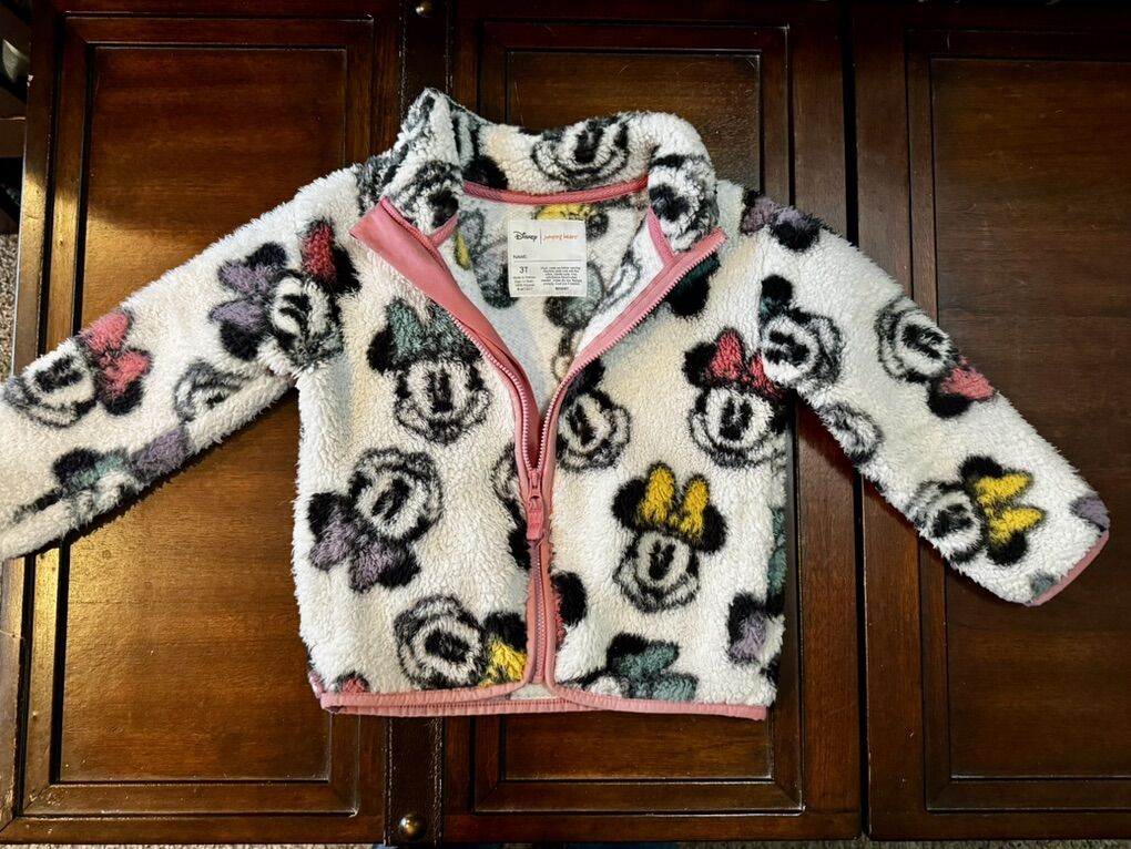 Disney Minnie Mouse Fuzzy Jacket