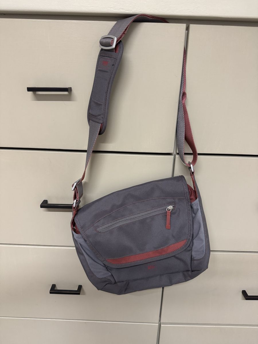 REI Co-op Gray Messenger Bag Crossbody Shoulder Bag