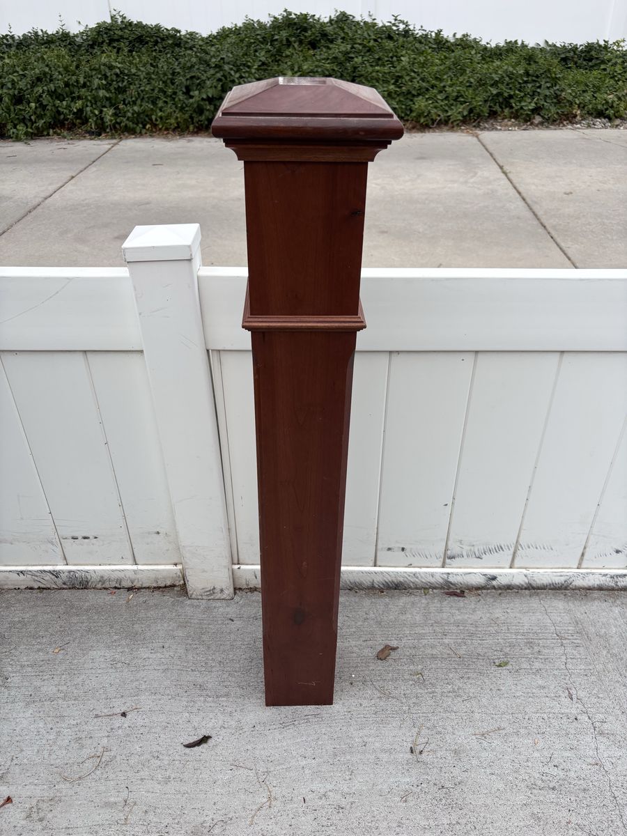 5x5 cherrywood newell post