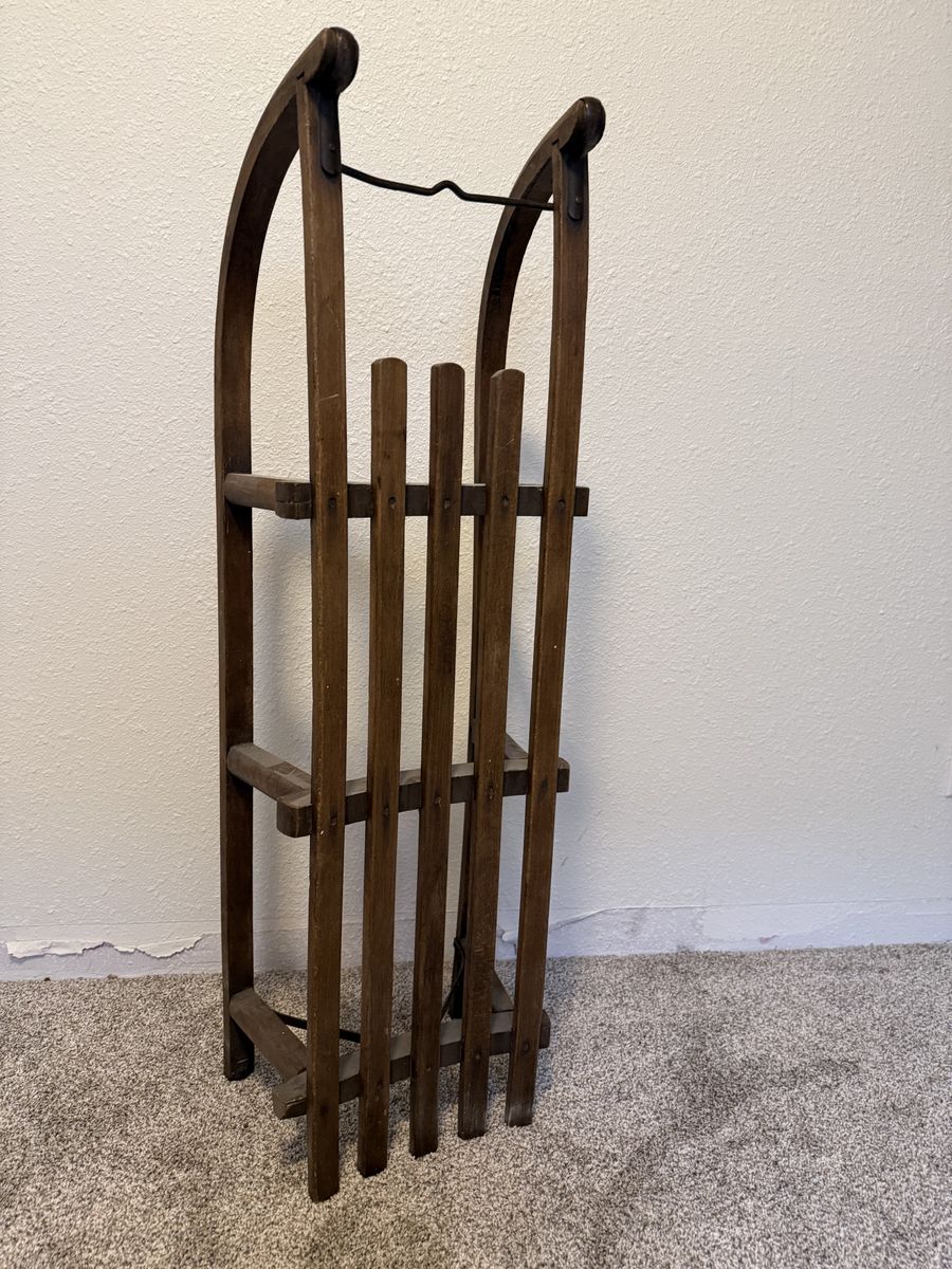 Antique German Wood Sled