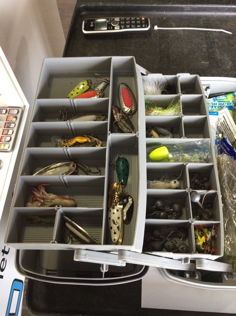 Box of Fishing Lures.     #E75013059