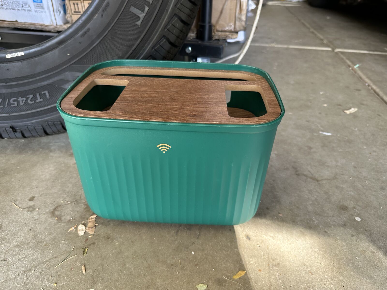 WiFi Router Storage Box Cable Management — Used