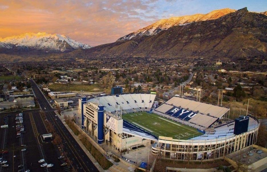 BYU Football vs Arizona- 4 Great Sideline Seats + Parking Pass + 2 Soft Cushion Seats