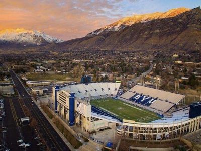 BYU Football vs Arizona- 4 Great Sideline Seats + Parking Pass + 2 Soft Cushion Seats