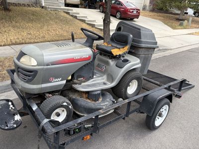 craftsman riding lawnmower