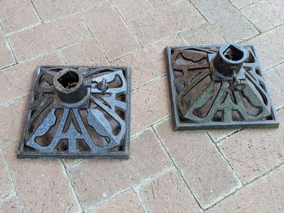 Tiki Torch Stands, free.