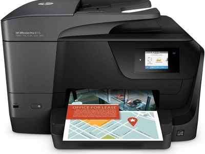 HP OfficeJet Pro 8715 AIO Wireless Bluetooth Printer 1061120 #89232