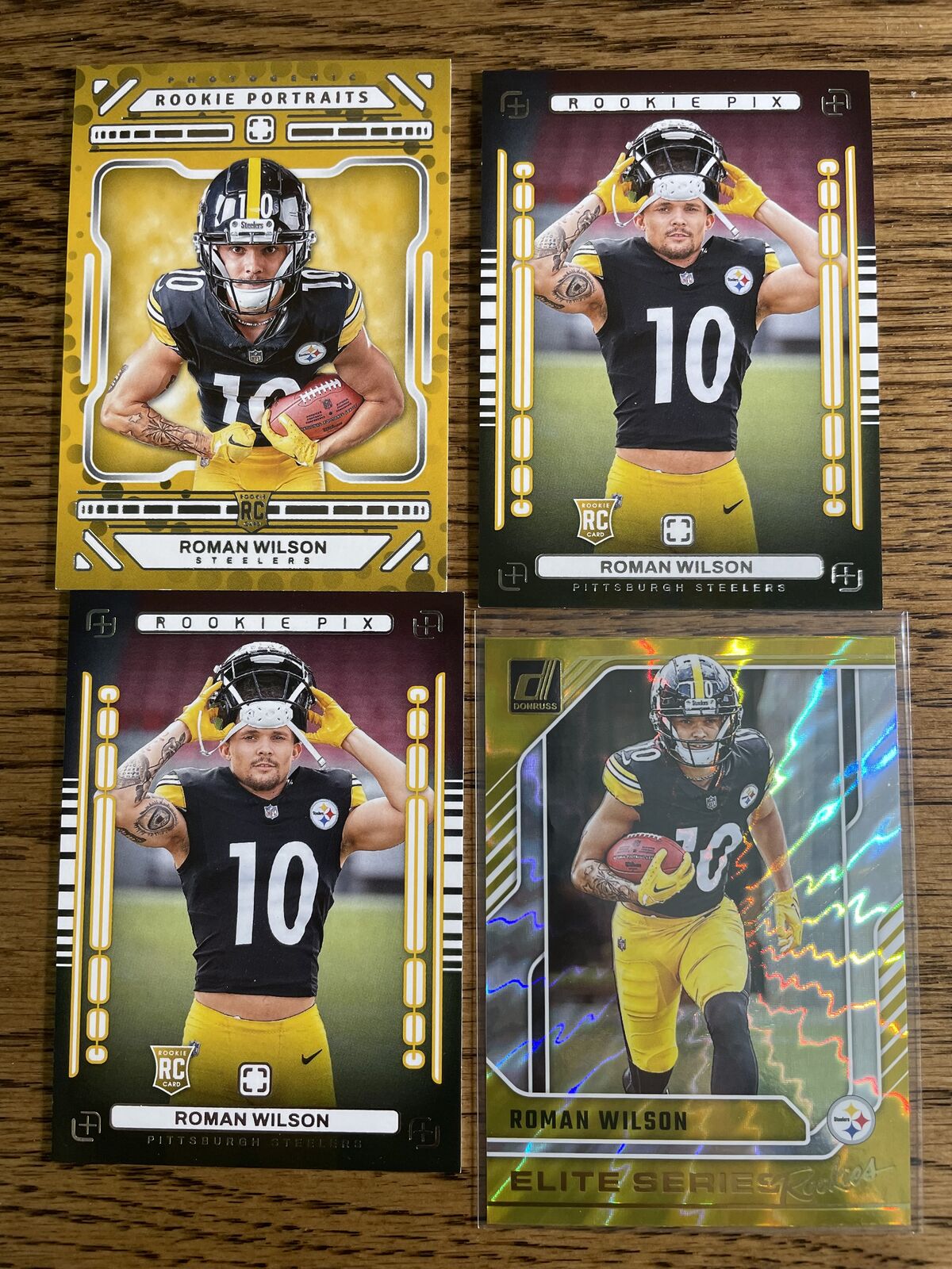 Pittsburgh Steelers trading catds