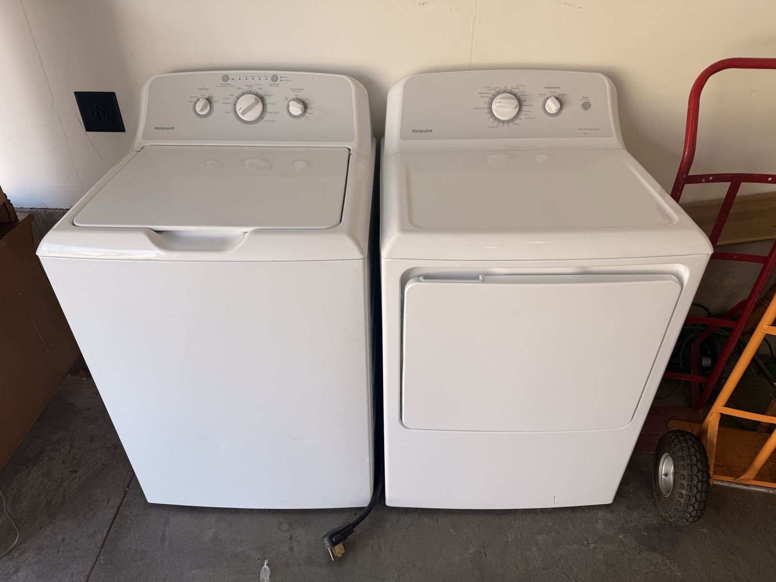 Washer and dryer