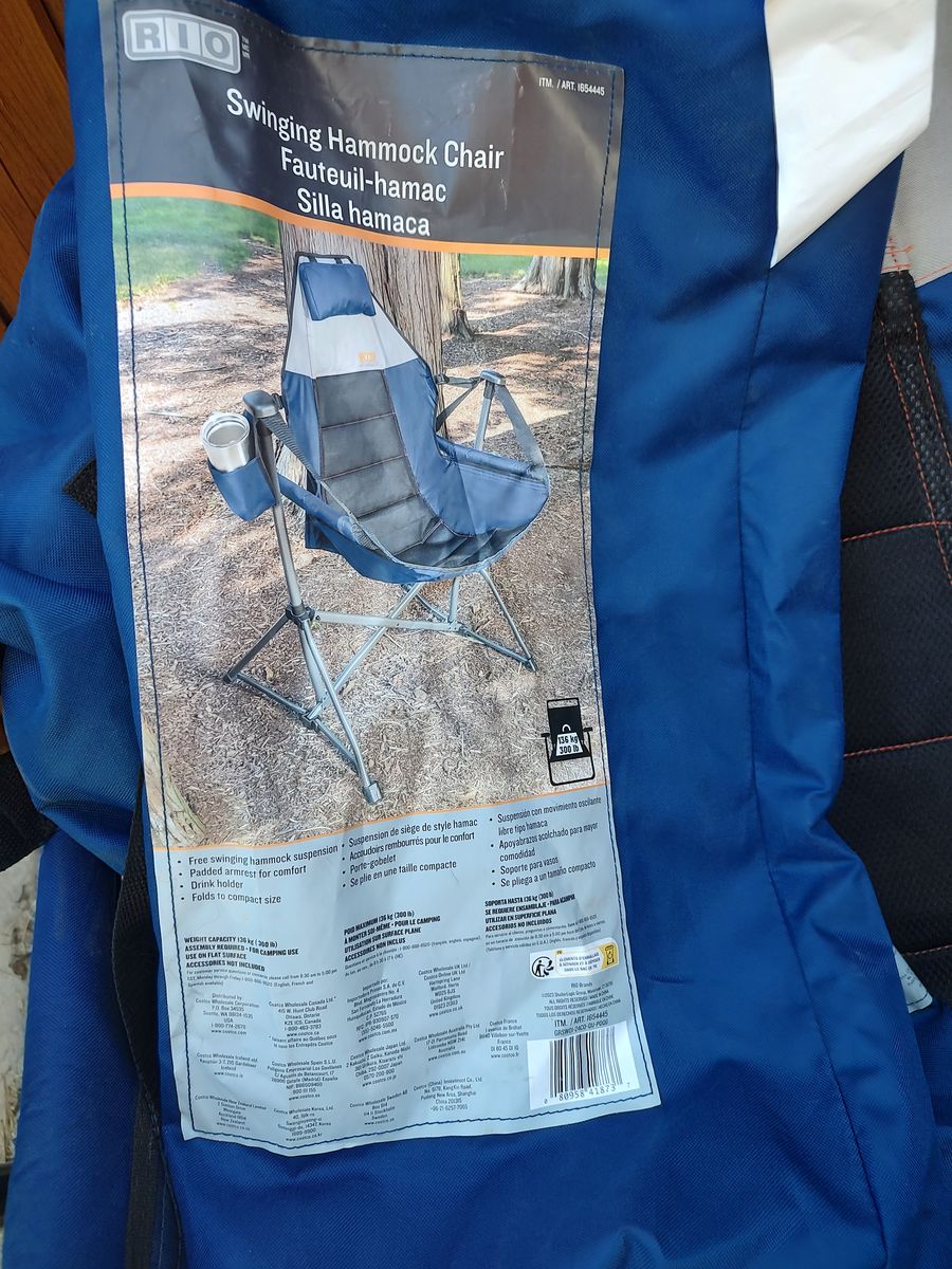 2 RIO Swinging Hammock Chairs