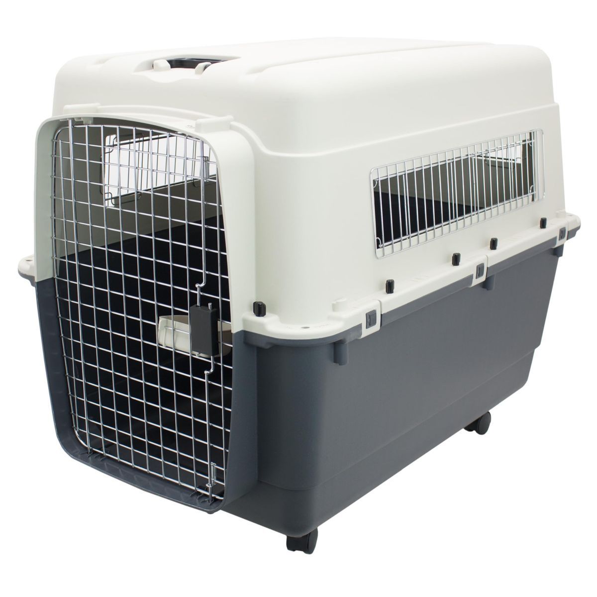 SportPet 1-Door Plastic Dog Kennel, XXXL, 38 in. x 32 in. x 4 ft.