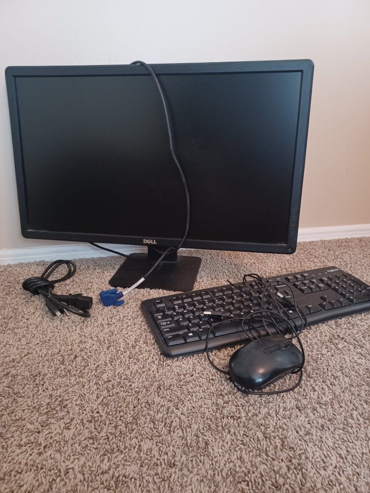 PC Monitor & Keyboard & Mouse