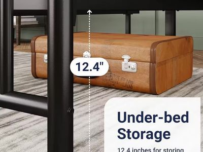 Allewie 14 Inch Queen Size Metal Platform Bed