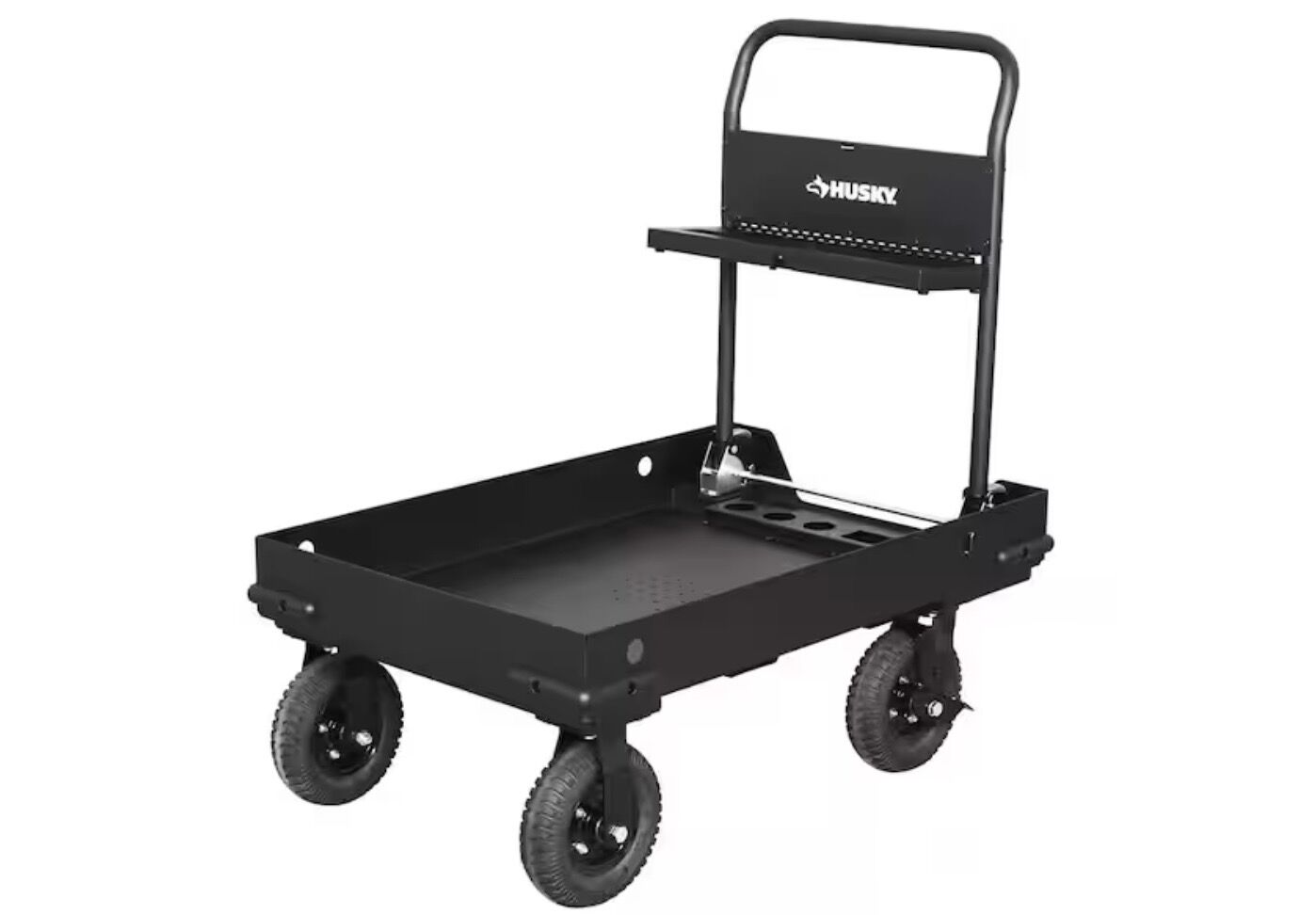 Husky 38 in. W All-Terrain Folding Tool Cart