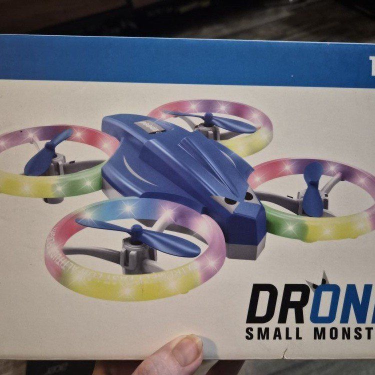 New Small Monster 809 Mini Drone with LED Lights, Remote Control & Manual