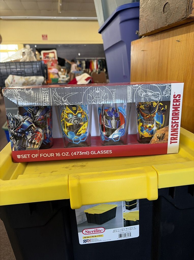 Transformers Glass Cups