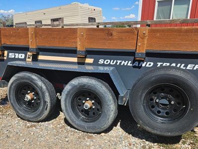 Southland Trailers SL 510 10K Dump Trailer with Wood Side Extensions