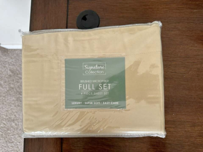 New Microfiber Sheet Set Full