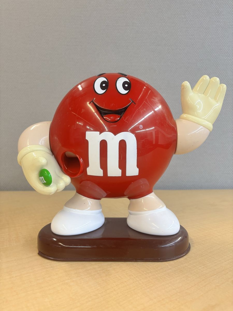 M&M's Red Character Candy Dispenser - Collectible Novelty Item