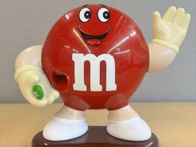 M&M's Red Character Candy Dispenser - Collectible Novelty Item