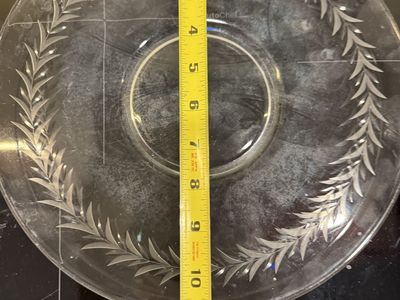 Vintage Pristine Fostoria Holly Crystal Set