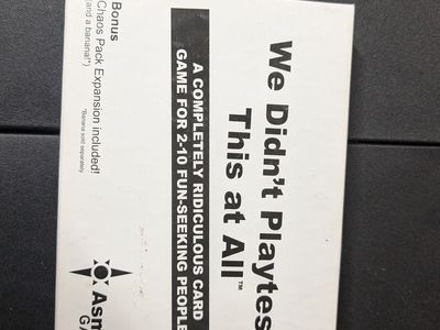 We Didn't Playtest This at All - Card Game