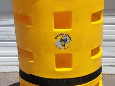 Sentry Protection Column Sentry Column Protector CS2442-BS Yellow Square 8"x8"