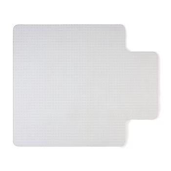 Staples Carpet Chair Mat with Lip, 45" x 53'', Medium-Pile, Clear (20236-CC)