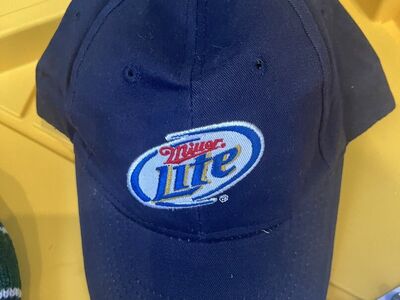 Brand New MIller Lite Hats Navy Blue