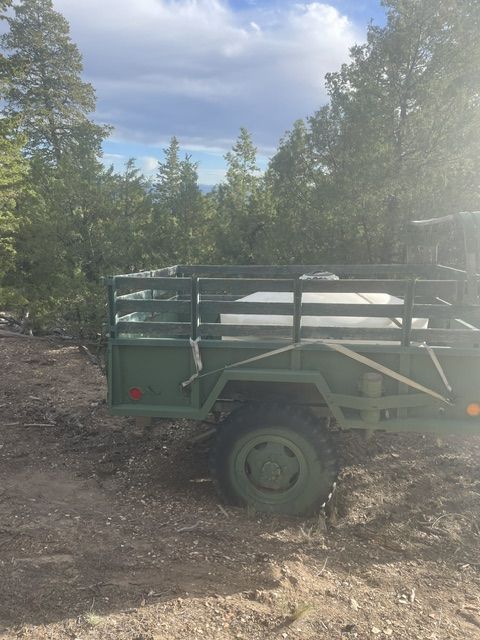 Military Trailer with 325 Gal. Water Storage Tank