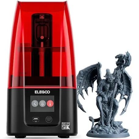 ELEGOO Mars 4 9k Pro Resin Printer w/ 3 resin pack