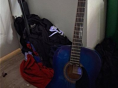 Johnson JG-100-BL Blue Full-Size Acoustic Guitar - EST. 1993, Great sounding acoustic guitar