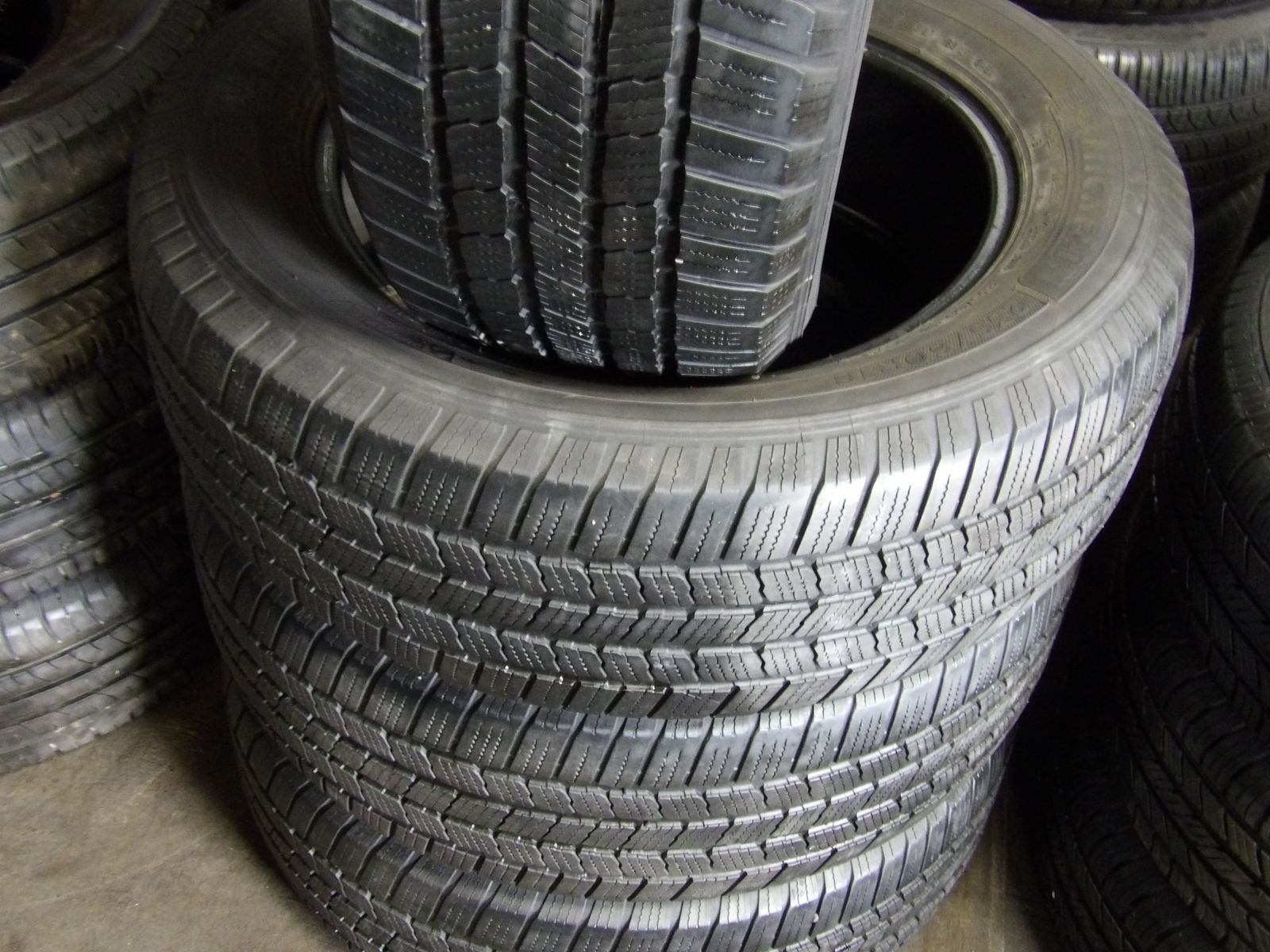 235/60R18 MICHELIN XLT A/S SET OF USED TIRES