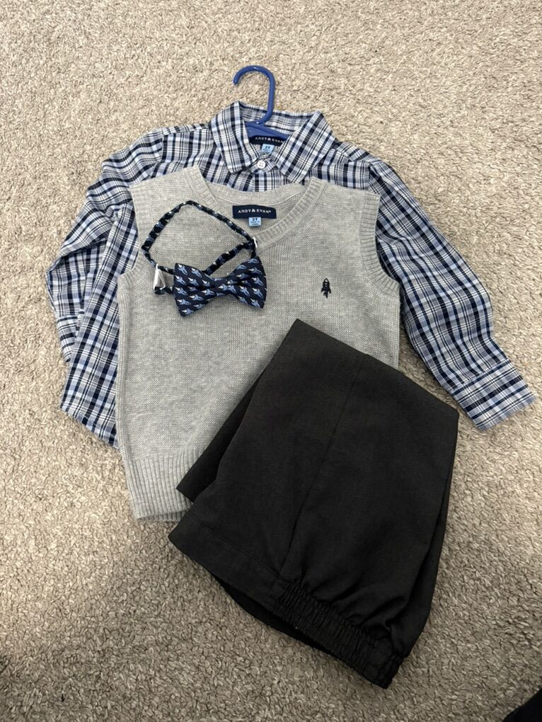 2T Dress Outfit For Boys